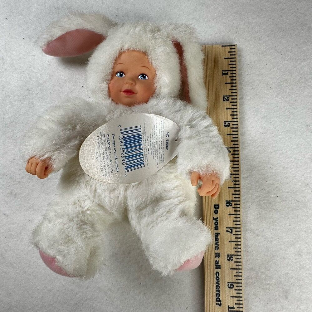Easter 97 Anne Geddes Baby Bunnies Doll Plush Bunny Costume Collectible - Picture 3 of 4